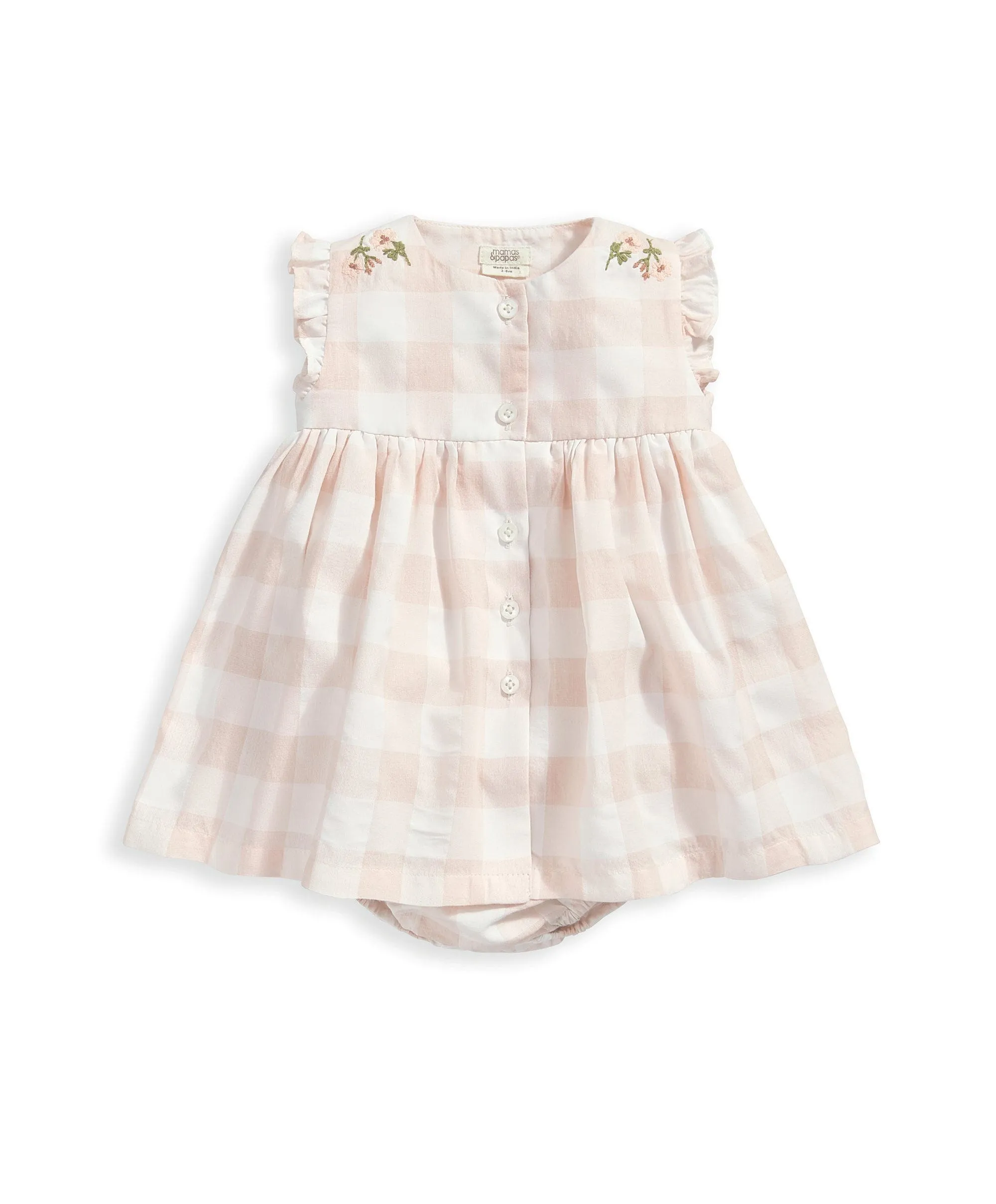 Robe d'été en vichy - Rose