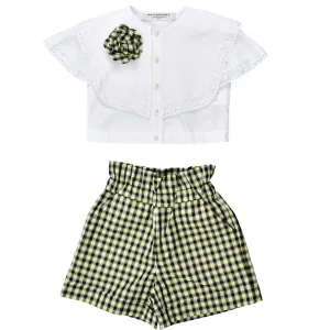 Ensemble de chemises blanches 3 pièces pour filles