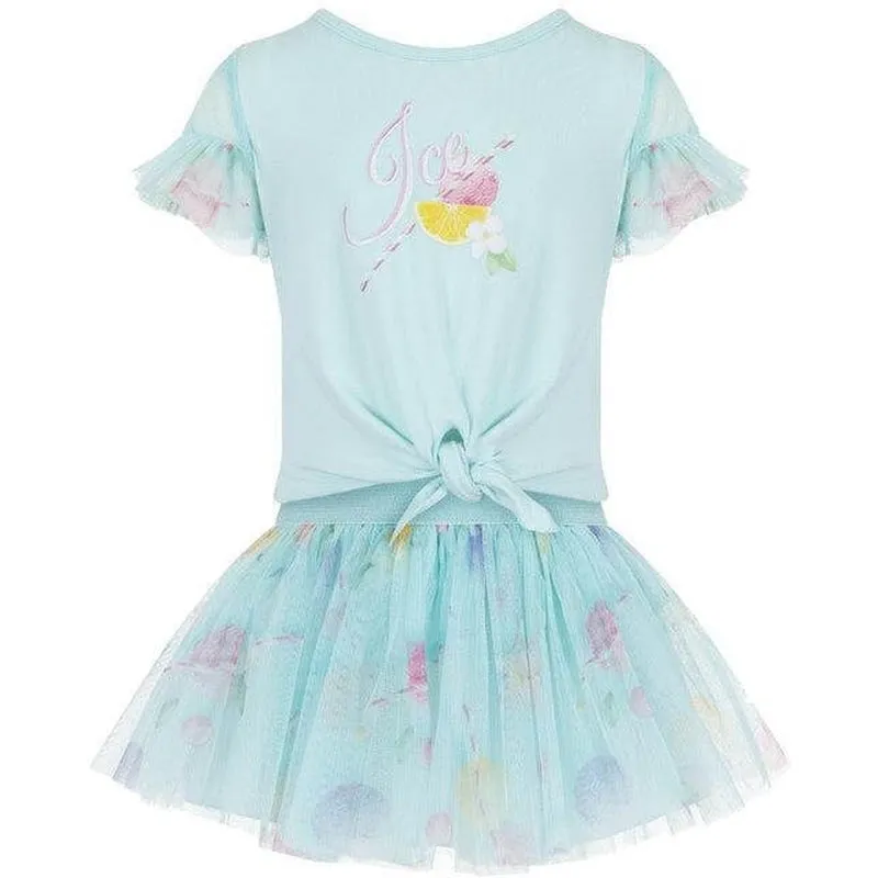 Ensemble Jupe et Glace Aqua pour Filles