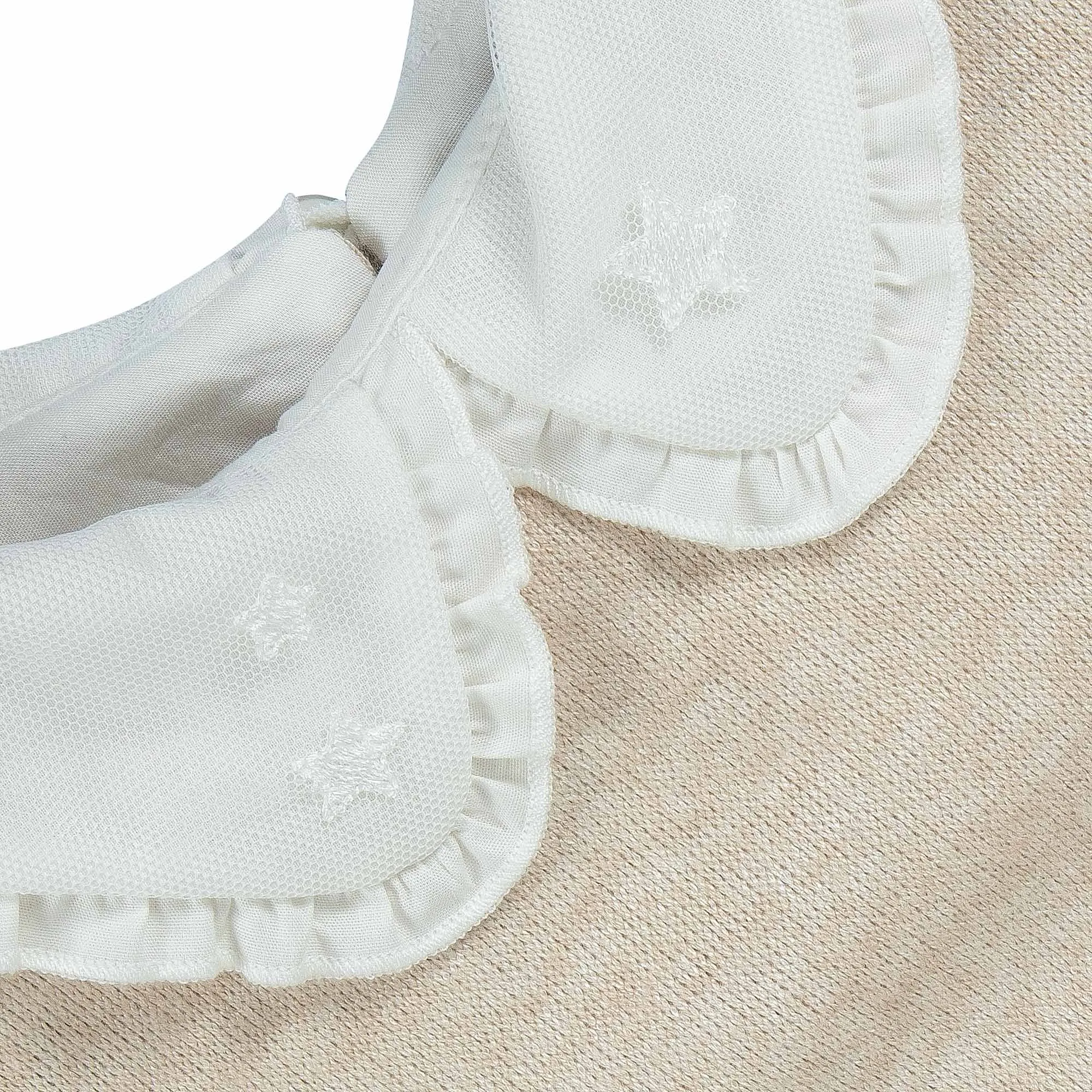 Blouse beige et jupe-culotte pour filles