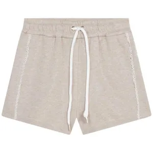 Shorts Fille en Dentelle Beige
