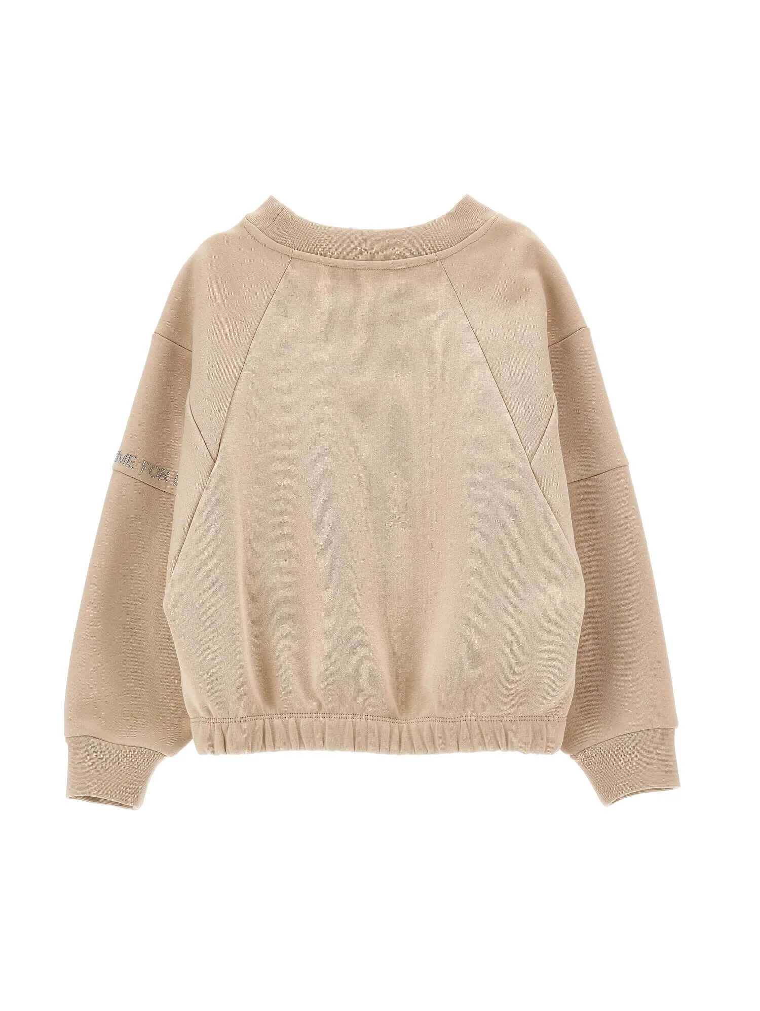 Sweat-shirt & pantalon de jogging beige pour filles