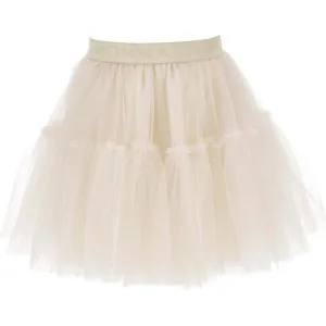 Jupe en tulle beige pour filles