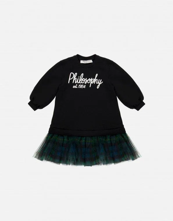 Robe Pull Noir pour Filles