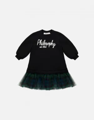 Robe Pull Noir pour Filles