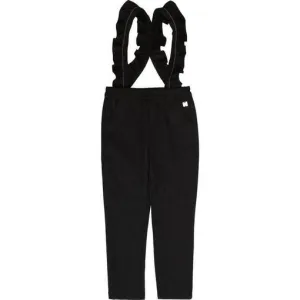 Pantalon Noir pour Filles avec Bretelle