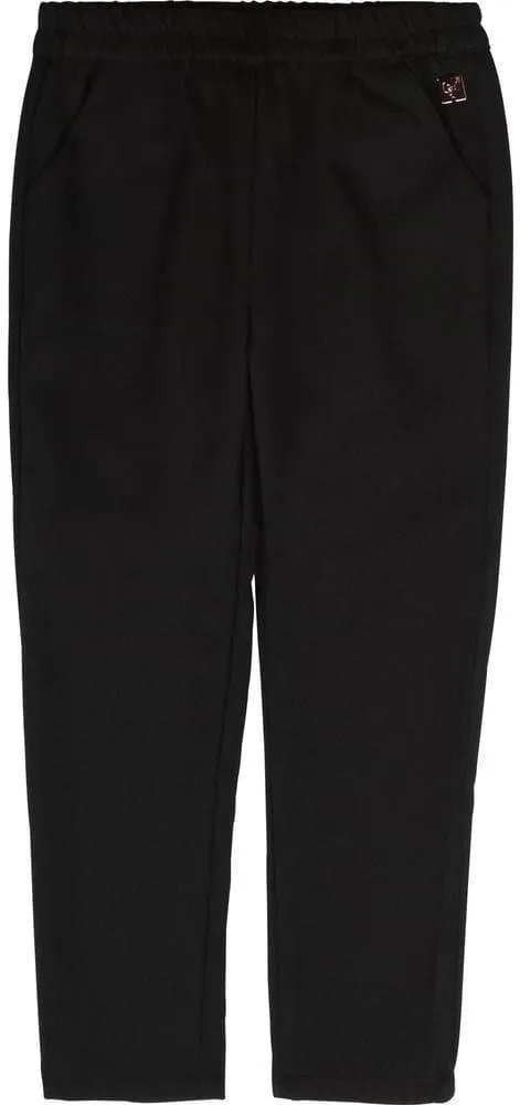 Pantalon Noir pour Filles avec Bretelle