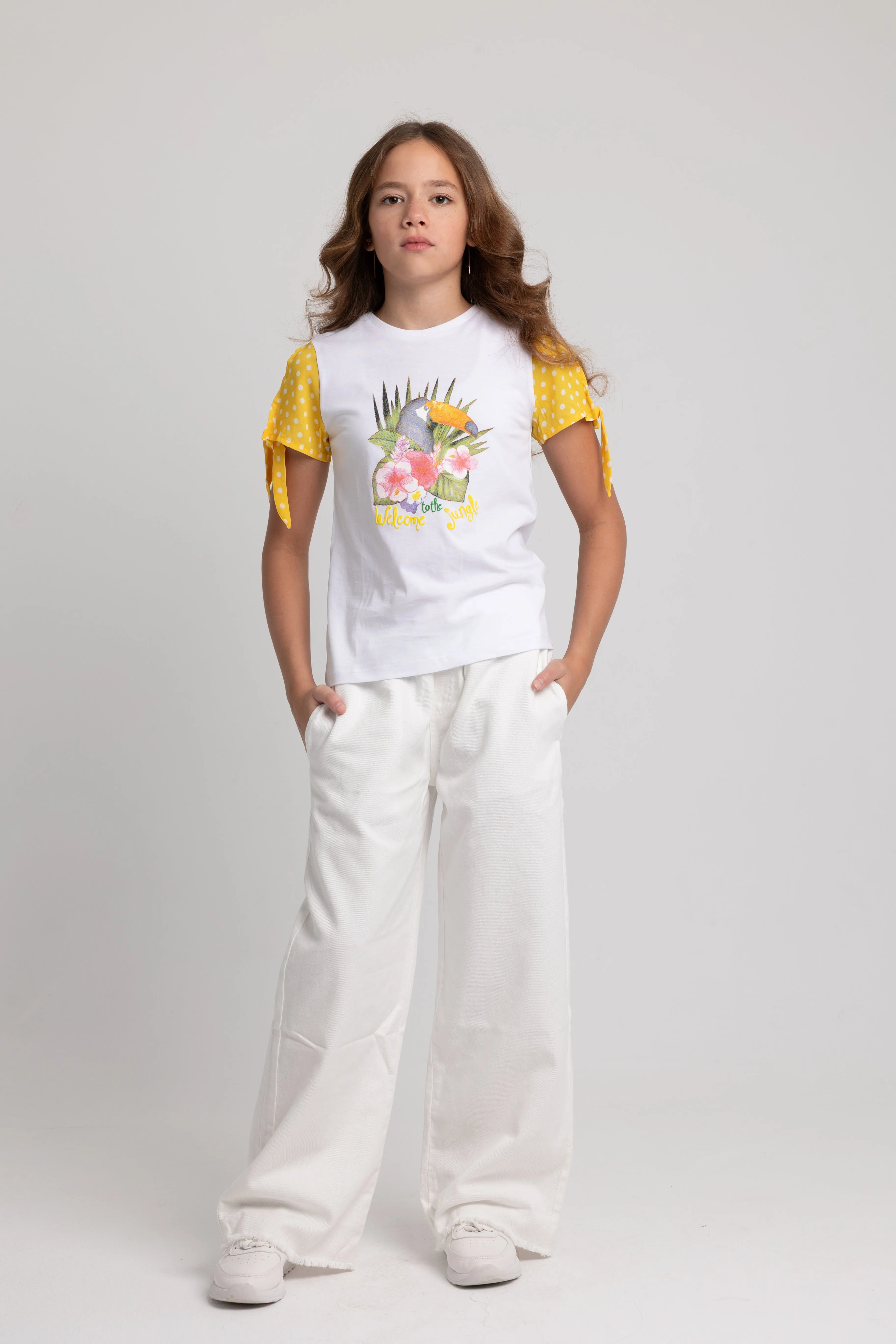 Blouse pour filles – Blanc
