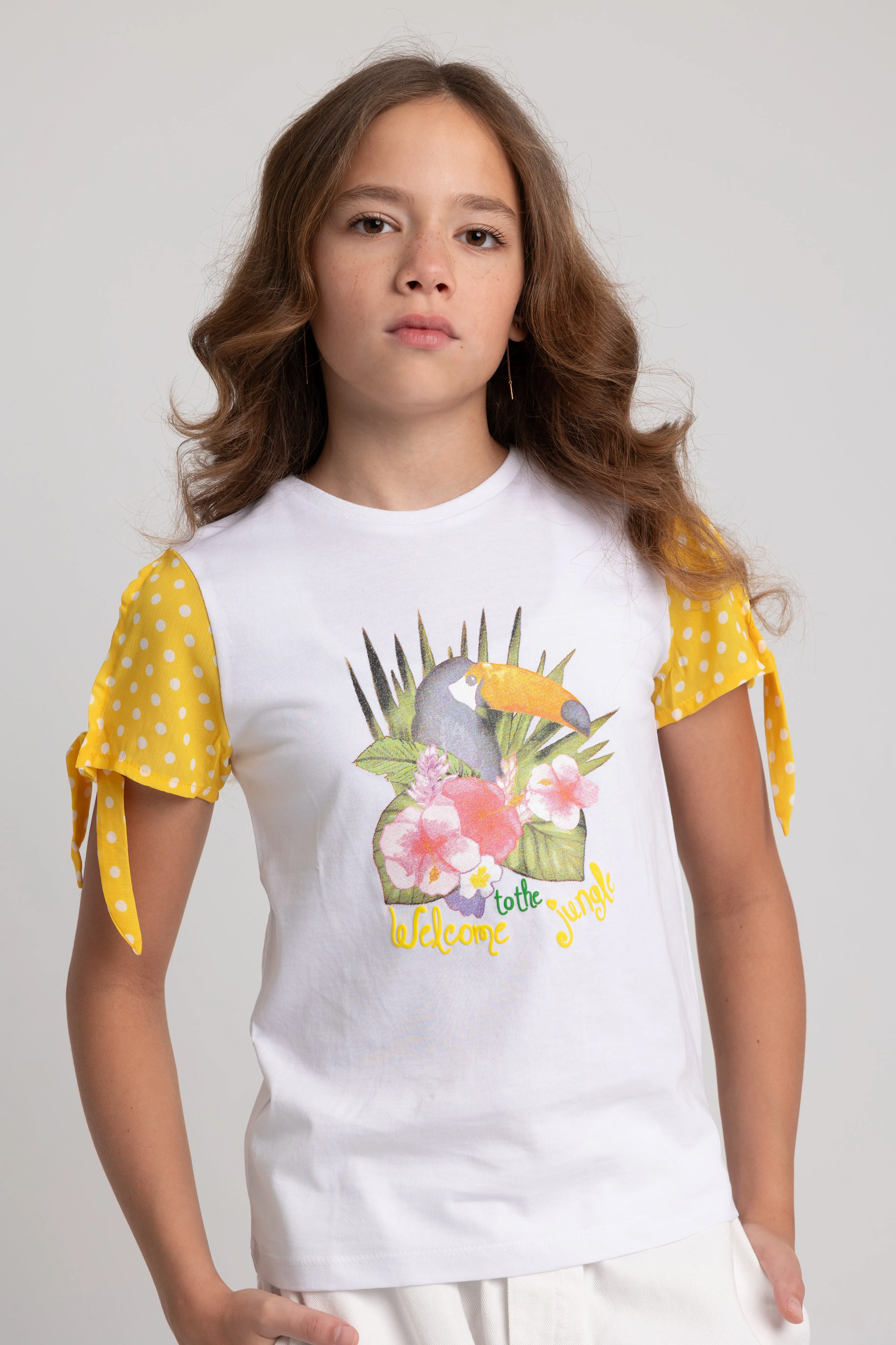Blouse pour filles – Blanc