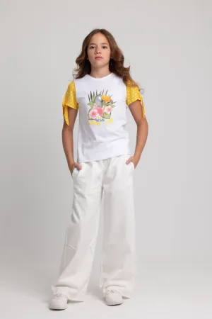 Blouse pour filles – Blanc