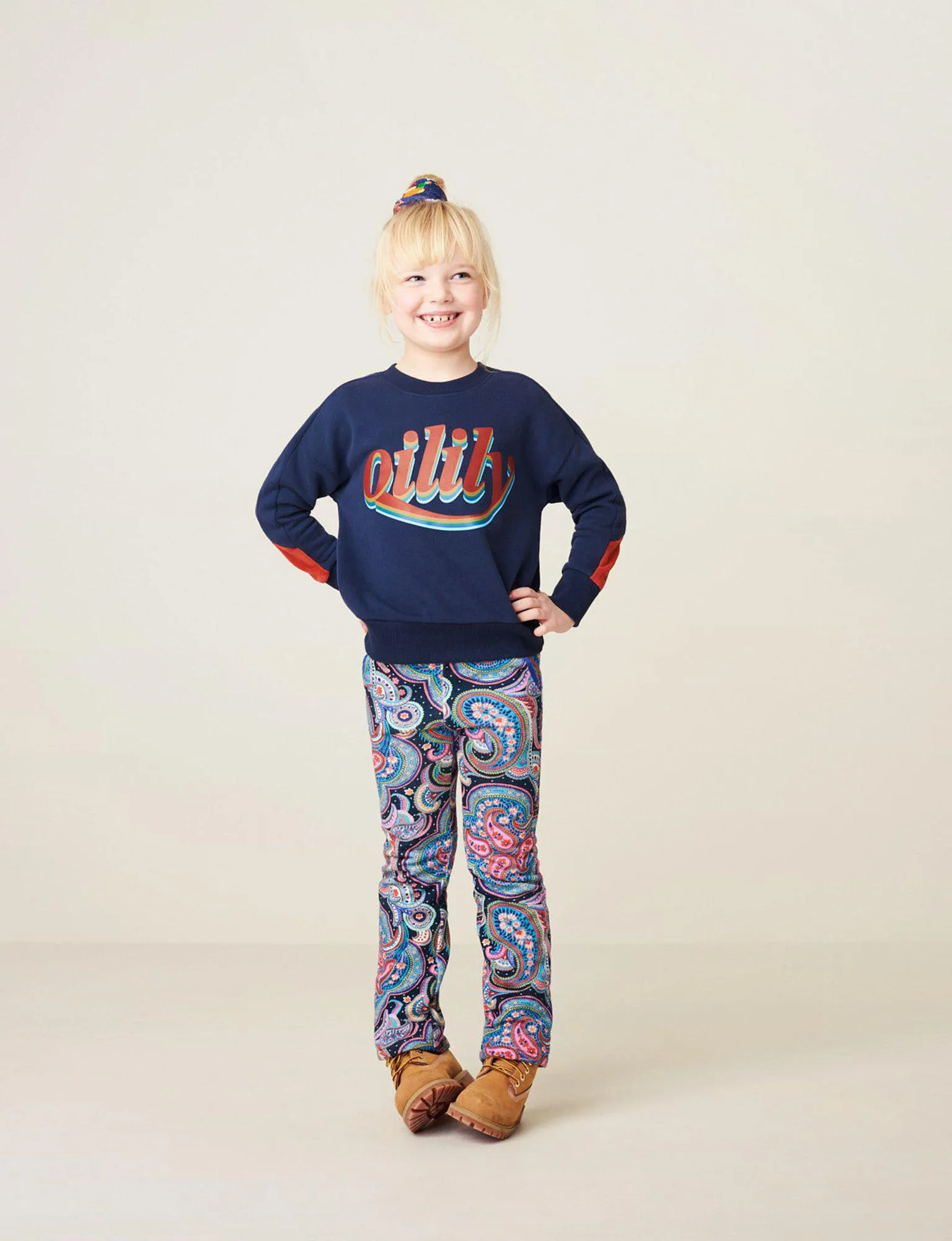 Pantalons de survêtement Pina pour filles Bleu & Rose