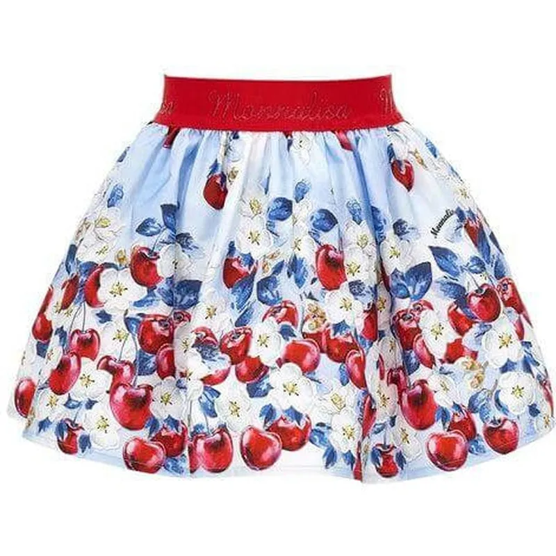 Jupe Cerise Bleue pour Filles