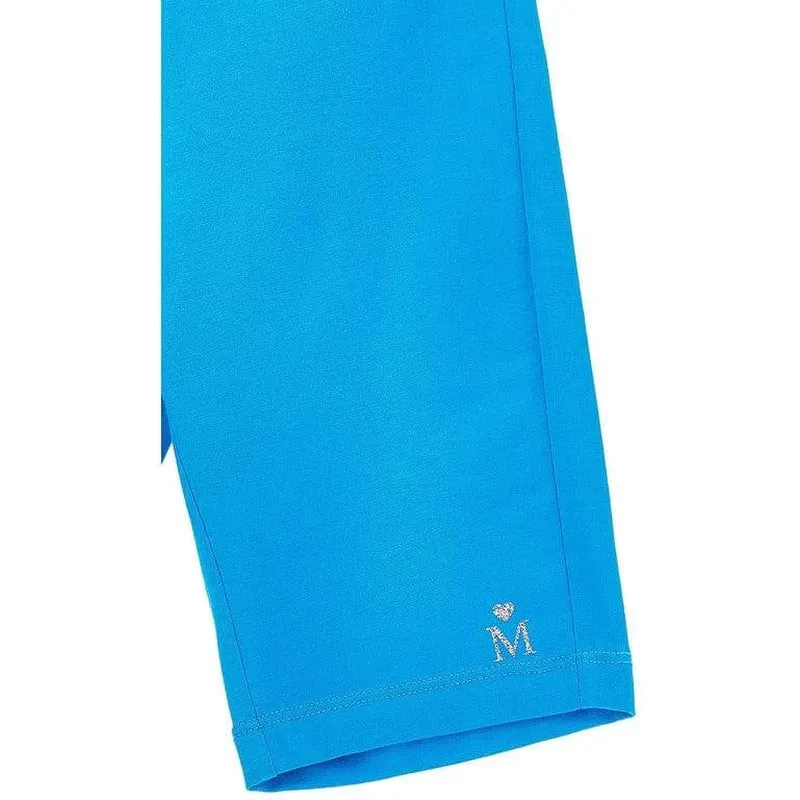 Short de Cyclisme Bleu pour Filles