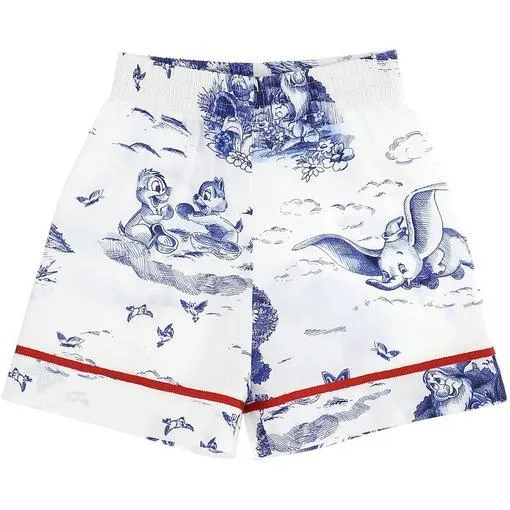 Shorts de conte de fées bleus pour filles