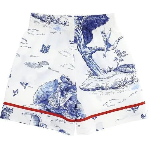 Shorts de conte de fées bleus pour filles