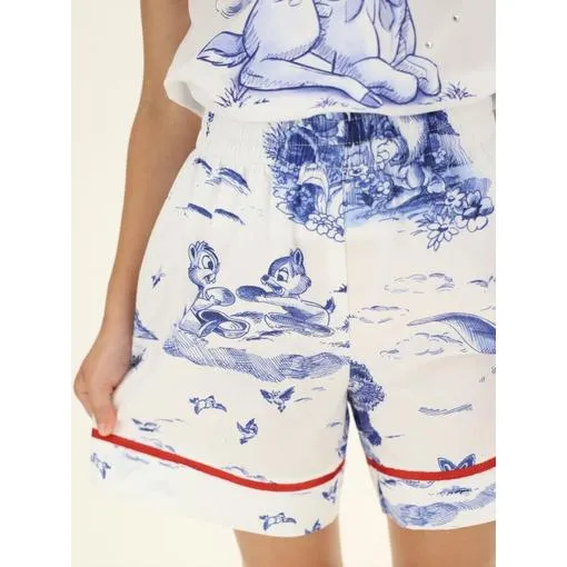 Shorts de conte de fées bleus pour filles