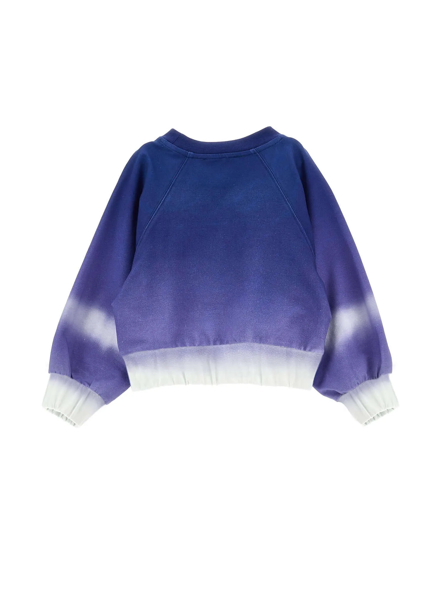 Pull à fleurs bleu pour filles