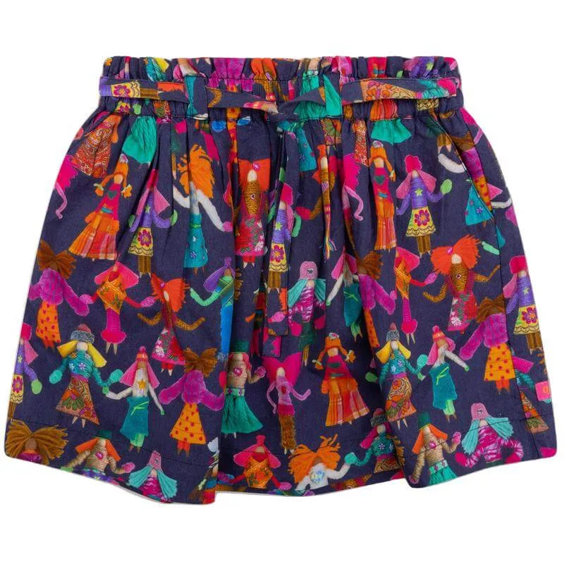 Jupe Samba Bleue pour Filles