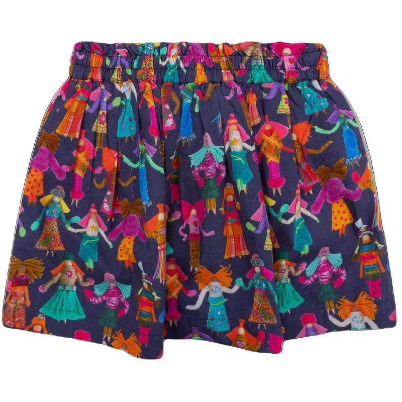 Jupe Samba Bleue pour Filles