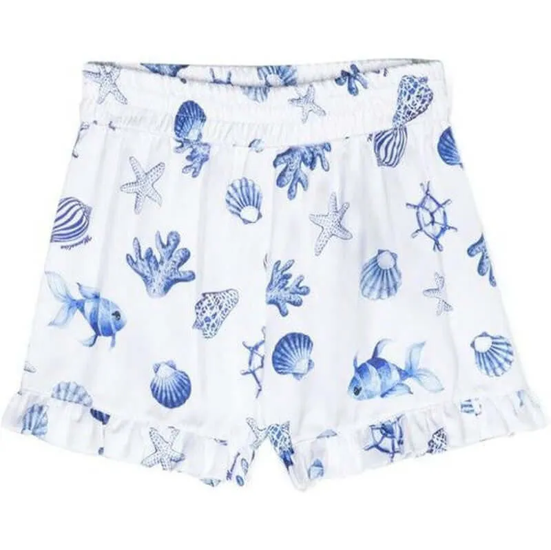 Short Blue Shell pour Filles