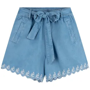 Short Bleu pour Filles