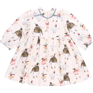 Robe Charlie pour Filles - Manchots sur la Glace