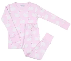 Pyjama Cygne Rose Cisne pour Filles