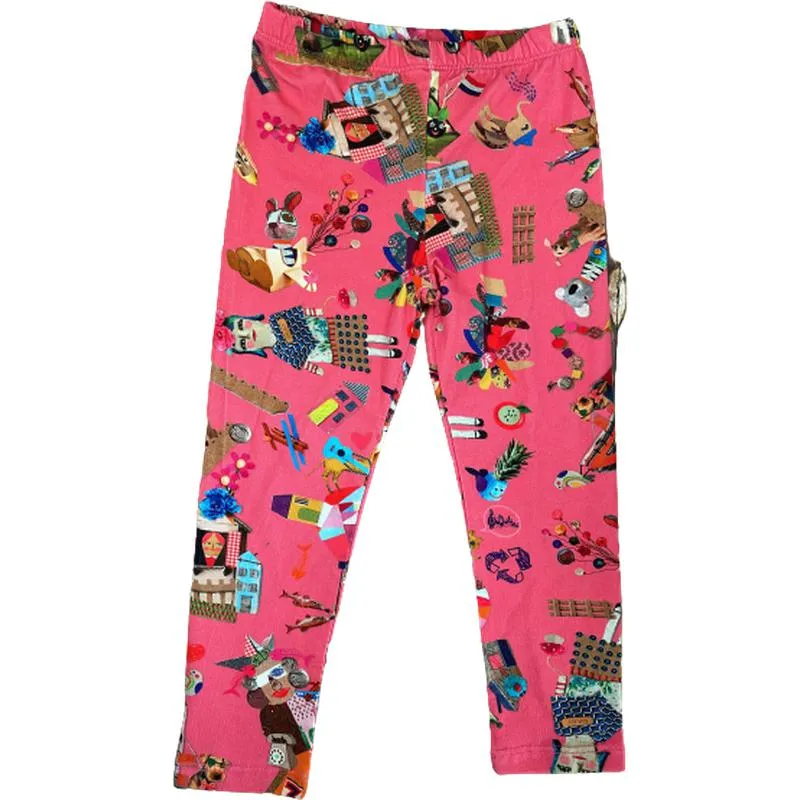 Pantalon en Jersey pour Filles - Artisanat Collage