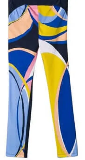 Pantalon de survêtement à bloc de couleurs pour filles