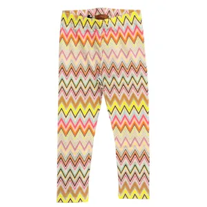Leggings Zig Zag Colorés pour Filles