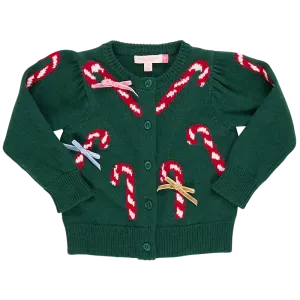 Pull Constance pour Filles - Nœuds en Bonbon Vert