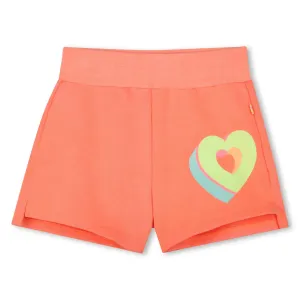 Short Cœur Corail pour Filles