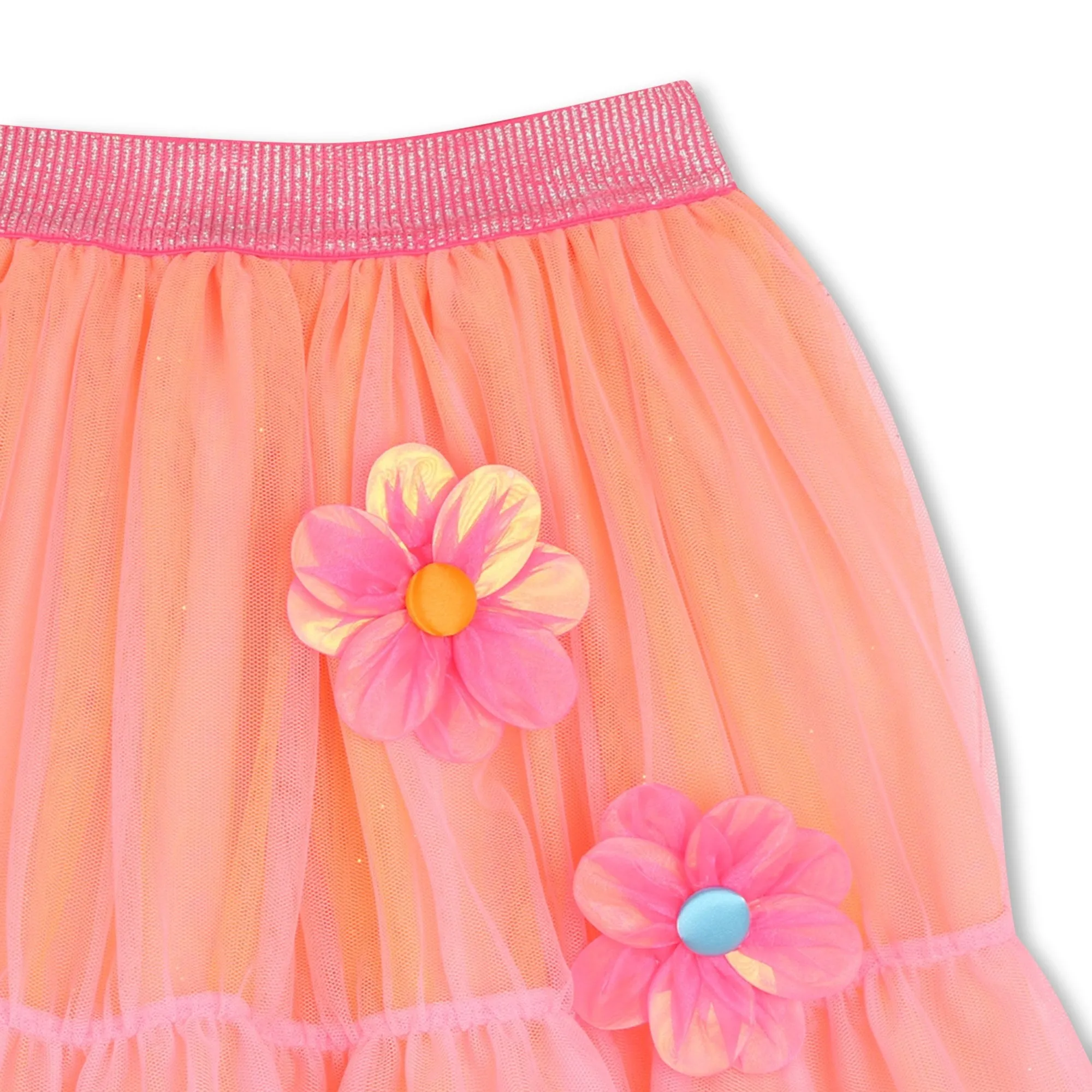 Jupe en tulle corail pour filles
