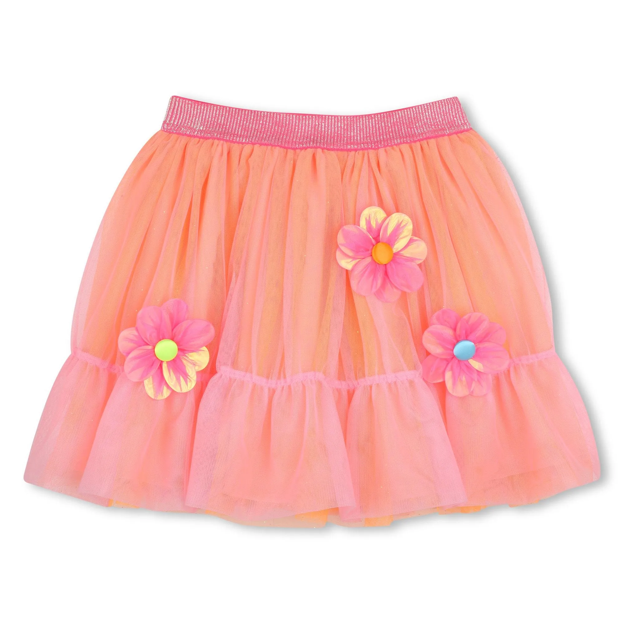 Jupe en tulle corail pour filles