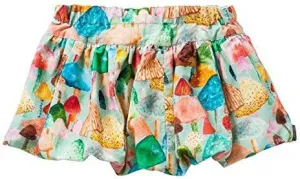 Jupe verte cordée pour filles