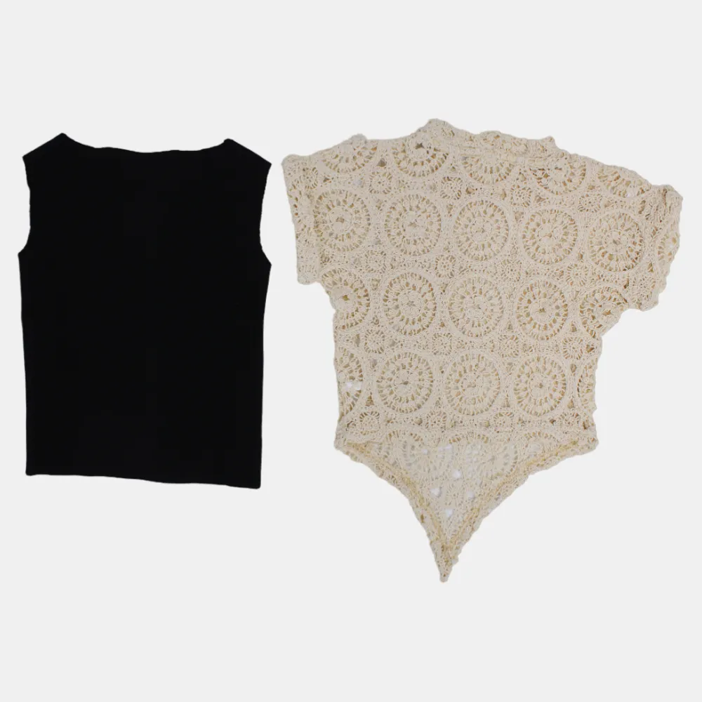 Blouse en Coton pour Filles avec Détails en Dentelle
