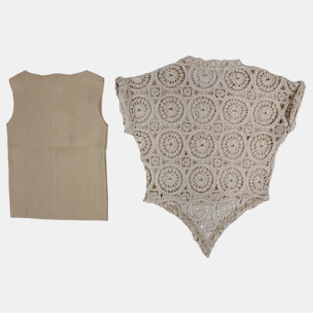 Blouse en Coton pour Filles avec Détails en Dentelle