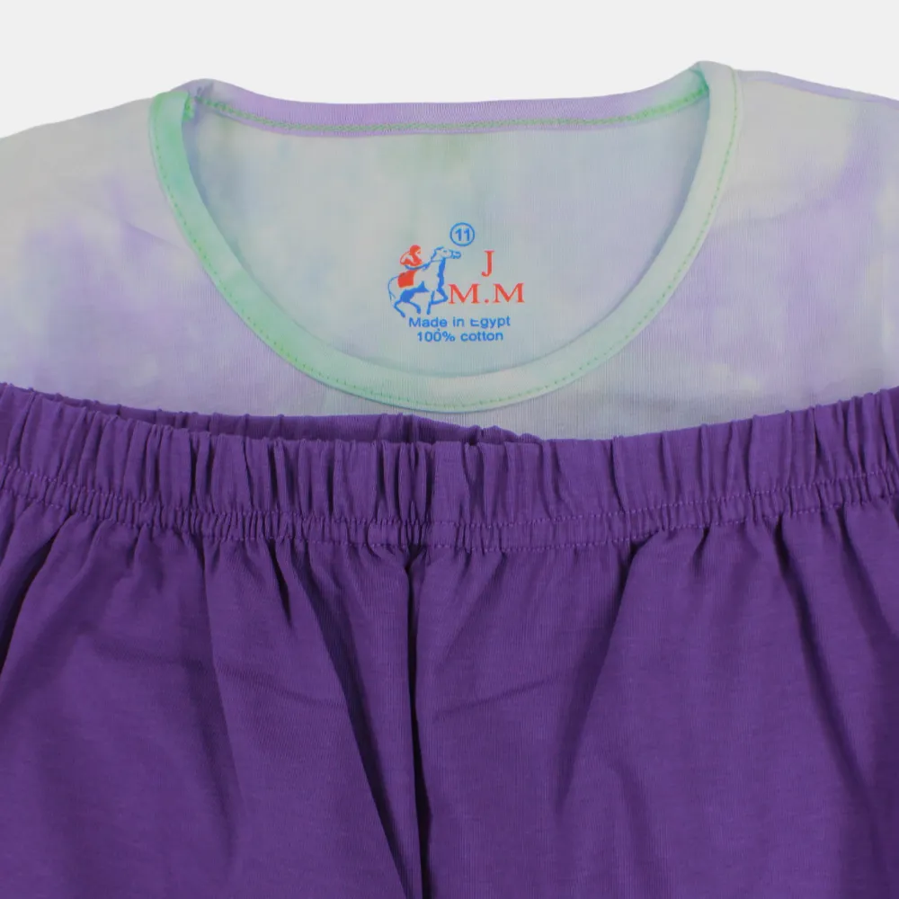 Pyjama en coton pour filles – Multicolore