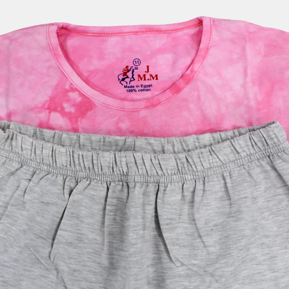 Pyjama en coton pour filles – Multicolore