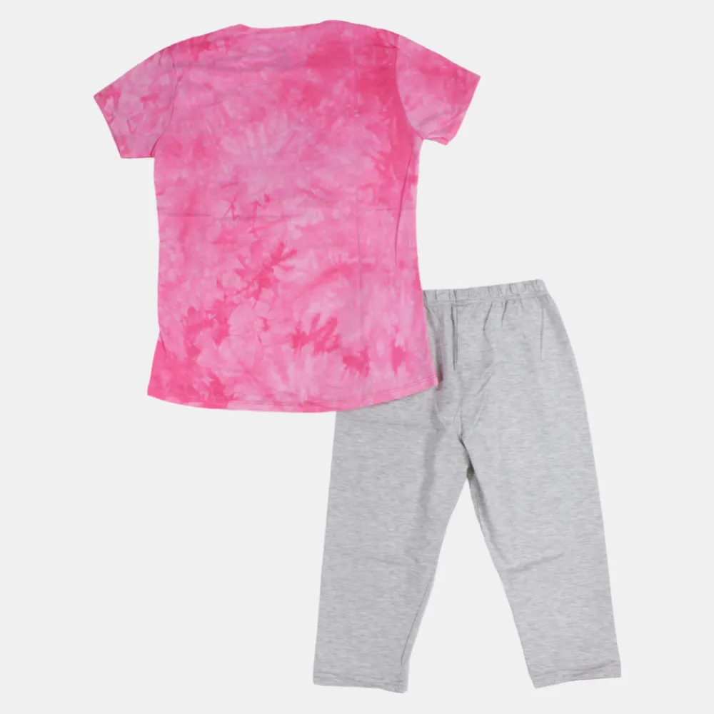 Pyjama en coton pour filles – Multicolore