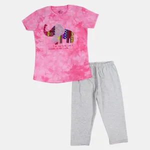 Pyjama en coton pour filles – Multicolore