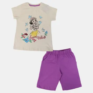 Pyjama en Coton pour Filles – Motif Blanche-Neige
