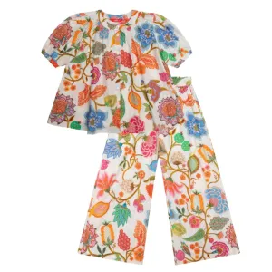 Ensemble Pantalon Beso Crème pour Filles
