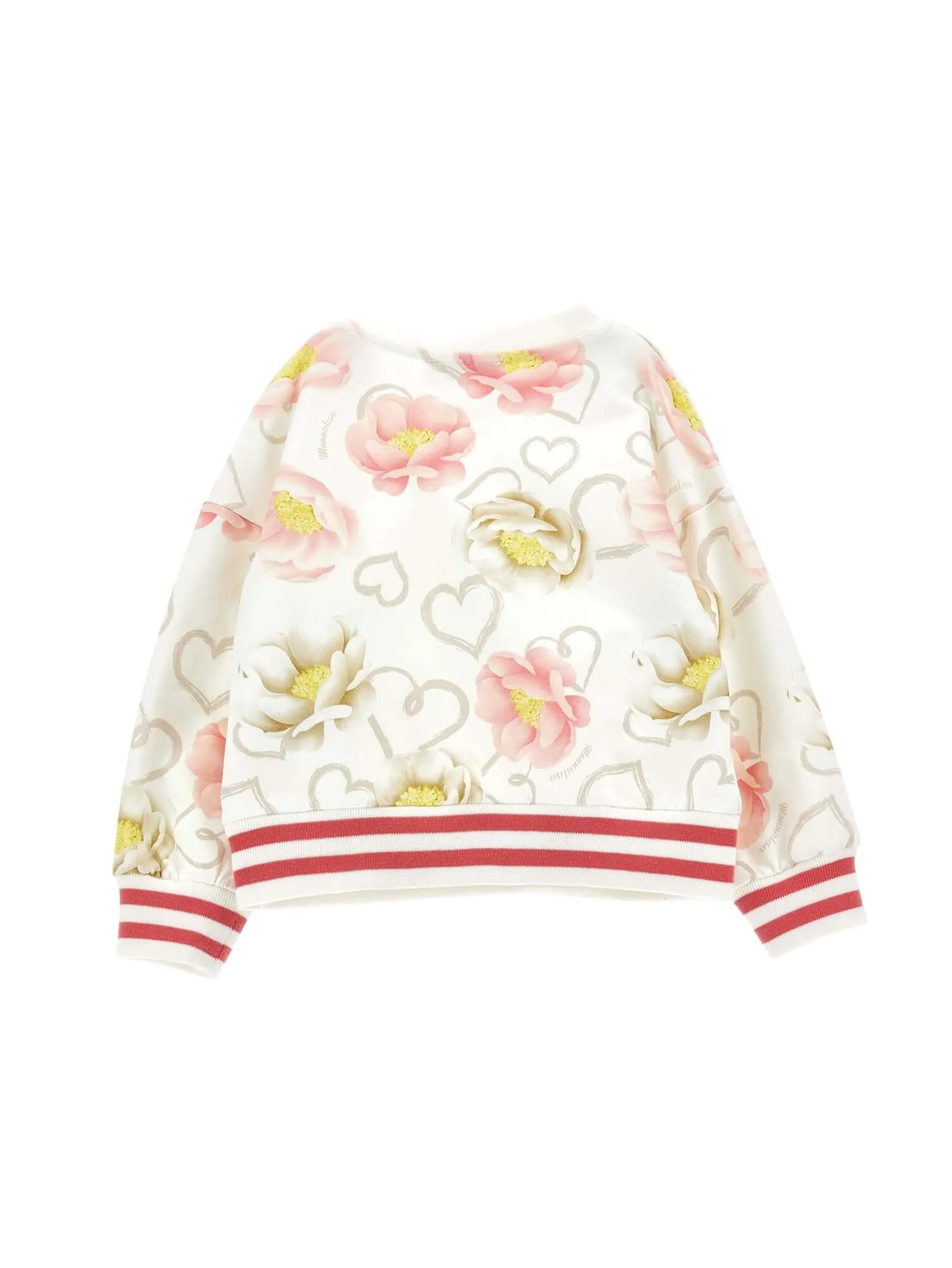 Pull floral crème pour filles