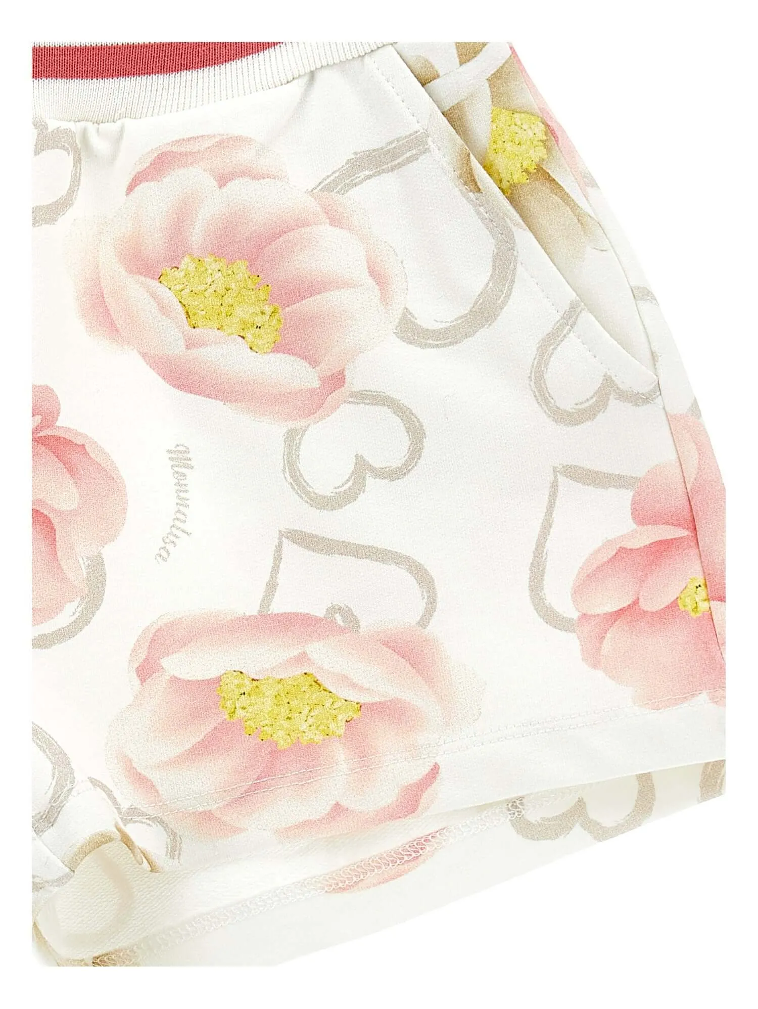Short Rose Crème pour Filles