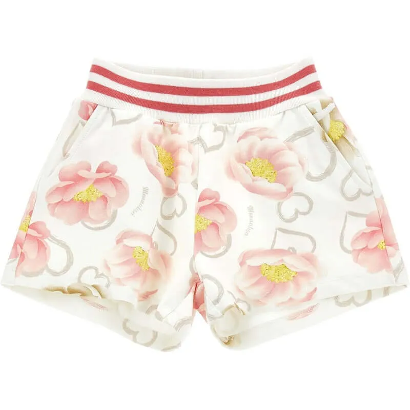 Short Rose Crème pour Filles