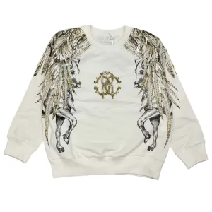 Pull en crème pour filles