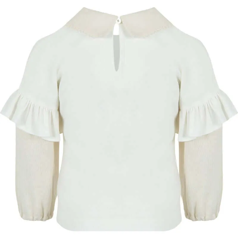 Ensemble Jupe en Tulle Crème pour Filles