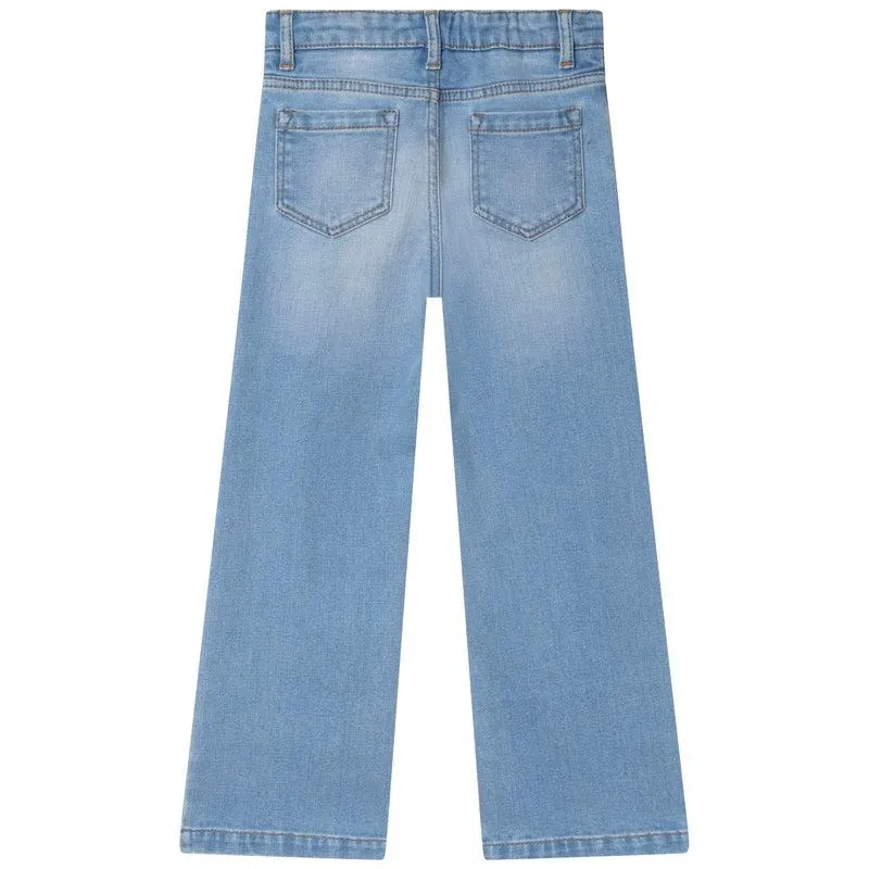 Pantalon en jean bleu pour filles