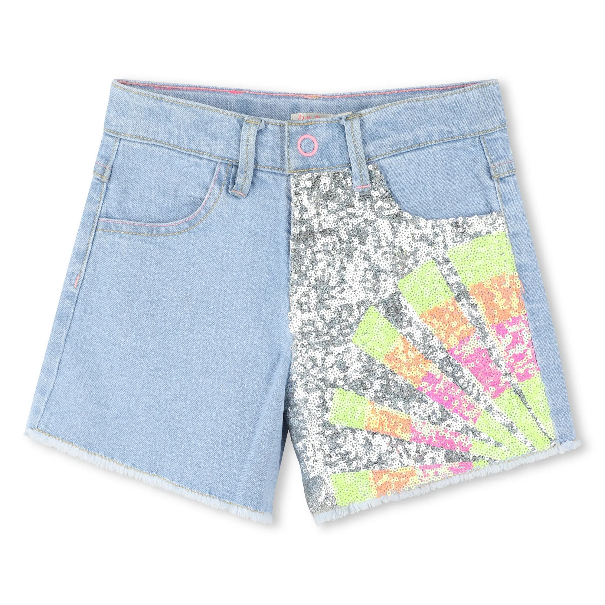 Shorts en jean à paillettes pour filles